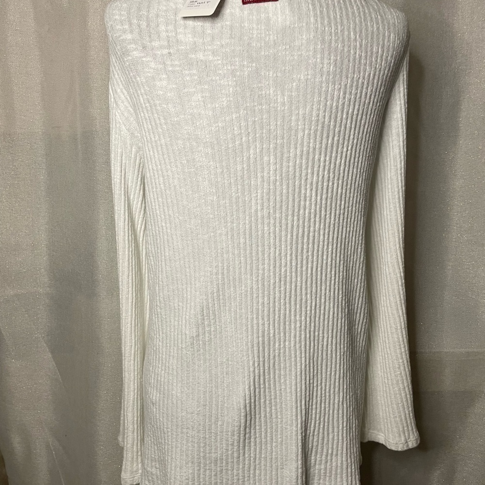 NWT Hardtail forever Women's Long Sleeve  Lace Up Casual Loose V Neck Small   - Picture 4 of 7